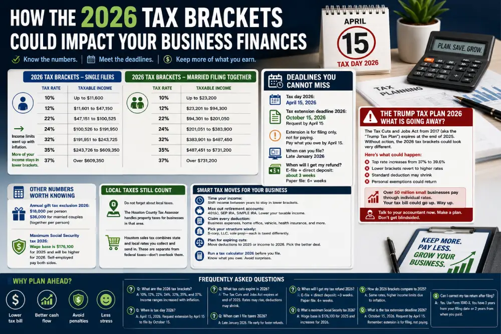 How the 2026 Tax Brackets Could Impact Your Business Finances