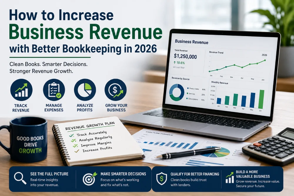 How to Increase Business Revenue with Better Bookkeeping in 2026