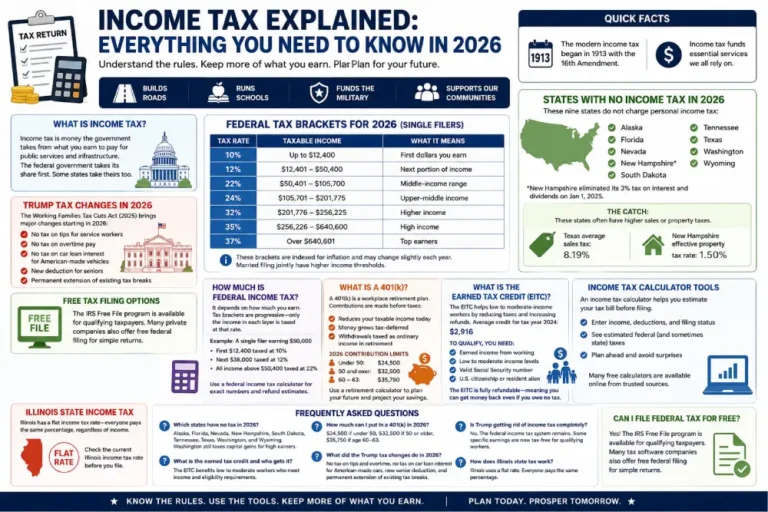 Income Tax Explained: Everything You Need to Know in 2026